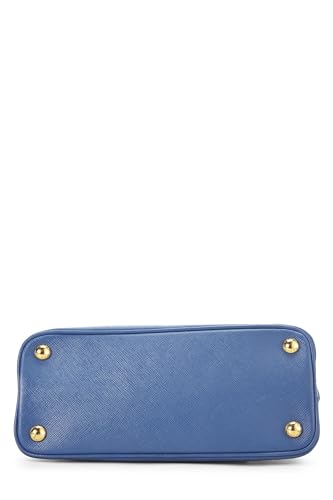 Prada, Blue Saffiano Promenade Mini, Blue Luxury Handbag