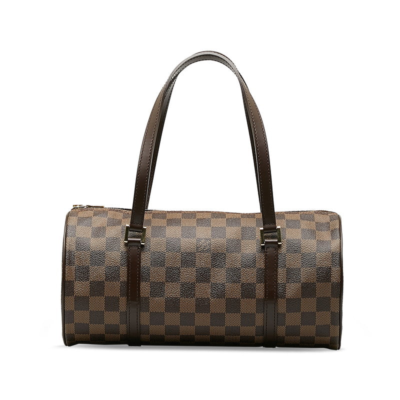 Louis Vuitton Damier Papillon 30 Handbag Brown PVC Leather Ladies
