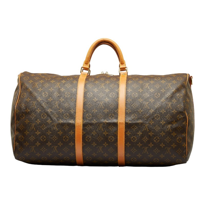 Louis Vuitton Monogram Boston Bag PVC/Leather Brown