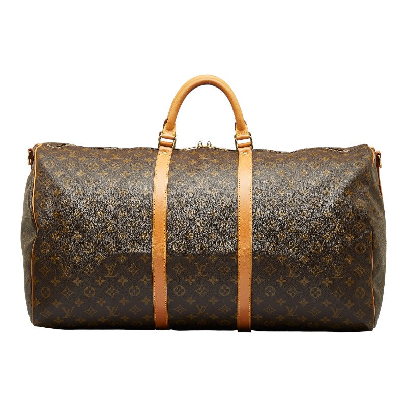Louis Vuitton Monogram Boston Bag PVC/Leather Brown