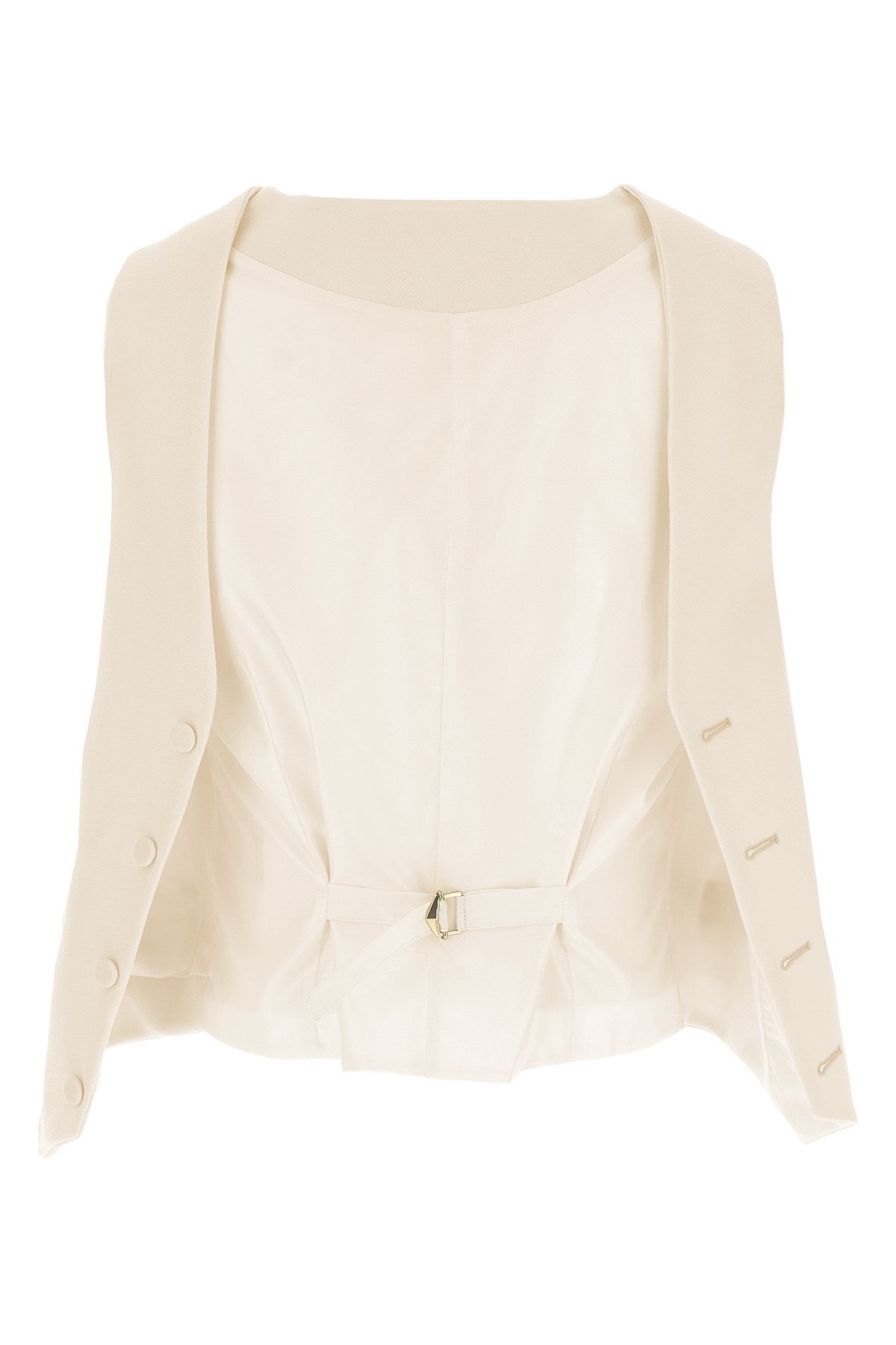 Fendi Women Cut Out Deconstructed Vest