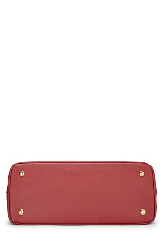 Prada, Red Saffiano Executive Tote Medium, Red