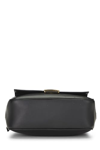 Fendi, Black Leather Baguette Camera Bag Mini, Black