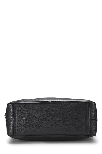 Prada, Black Vitello Daino Double Zip Camera Bag, Black