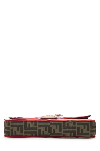 Fendi, Multicolor Embroidered Convertible Baguette Medium, Multi