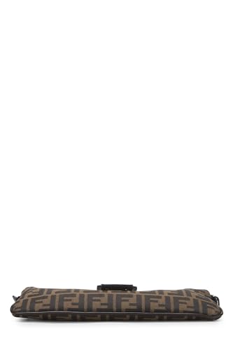 Fendi, Brown Zucca Canvas Shoulder Bag, Brown