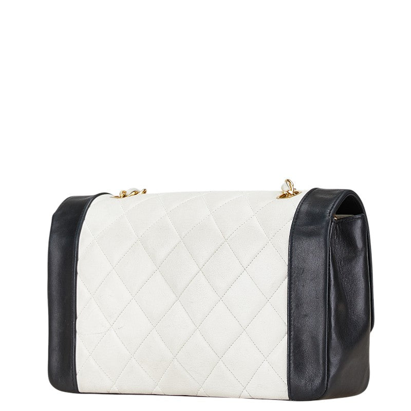 Chanel Coco Mark Diana Matelasse Lambskin Shoulder Bag Classic Flap