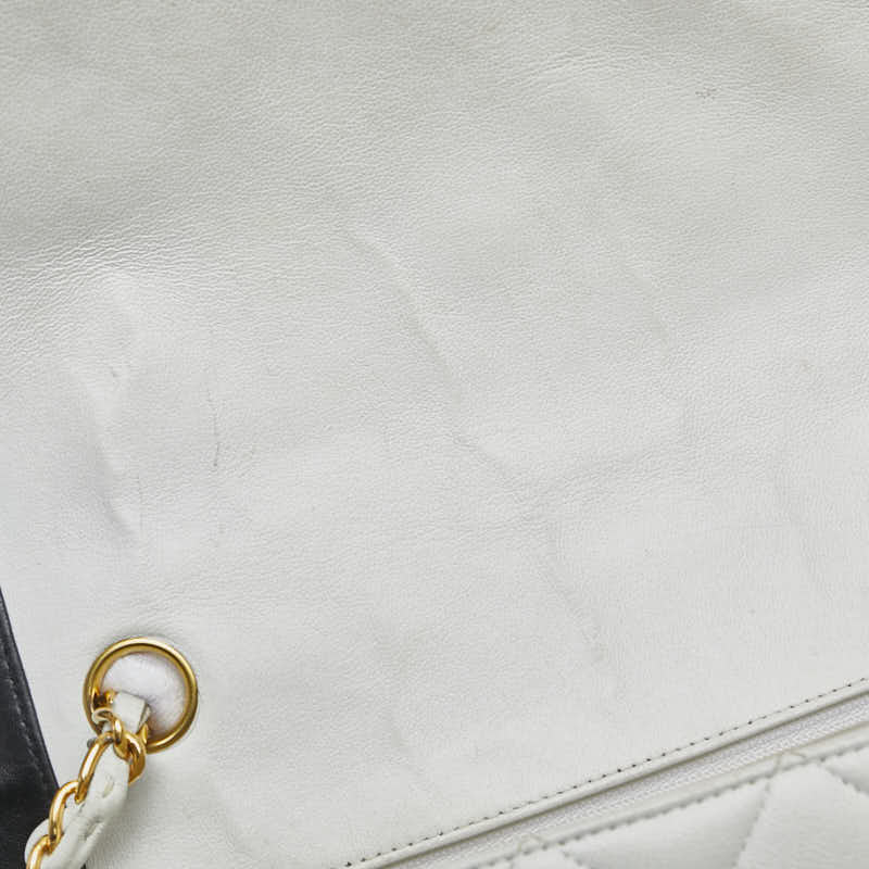 Chanel Coco Mark Diana Matelasse Lambskin Shoulder Bag Classic Flap