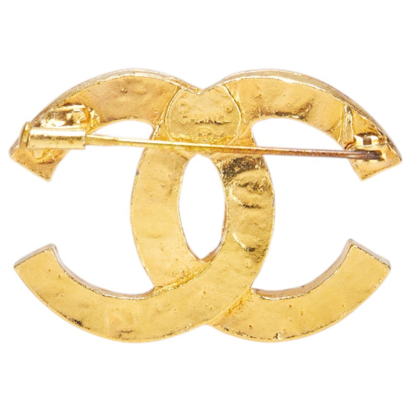 Chanel Coco Mark Rhinestone Brooch Classic Flap Tote