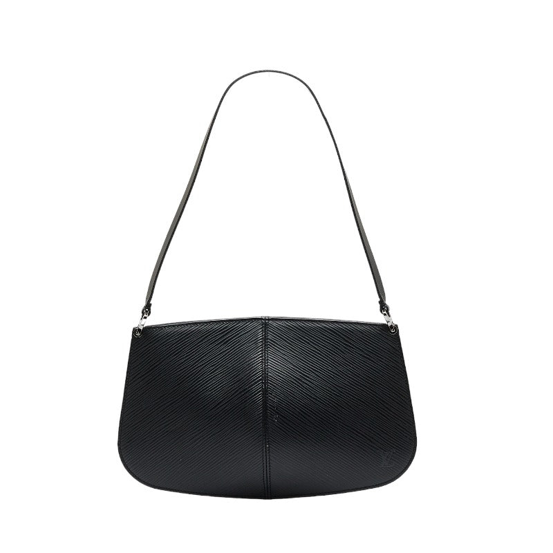 Louis Vuitton Epi Pochette Demilune Handbag Noir