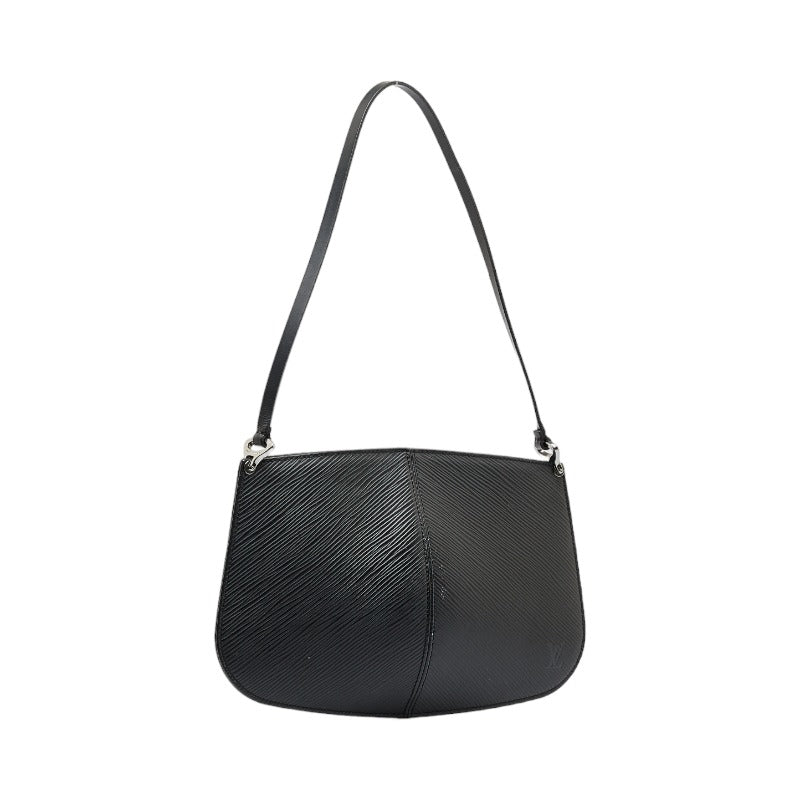 Louis Vuitton Epi Pochette Demilune Handbag Noir