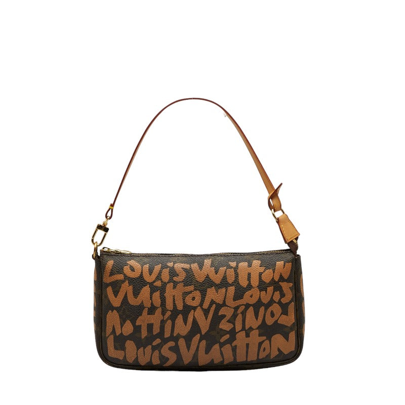 Louis Vuitton Monogram Graffiti Pochette Stephen Spro Handbag