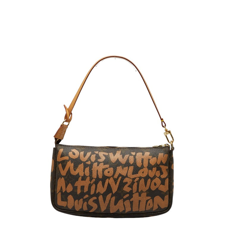Louis Vuitton Monogram Graffiti Pochette Stephen Spro Handbag