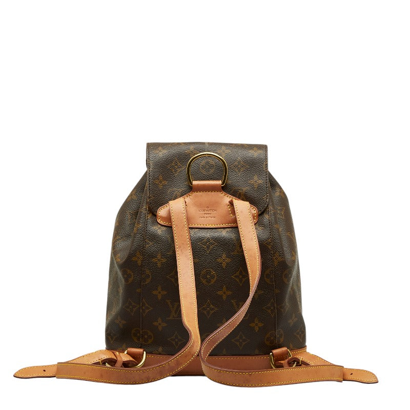 Louis Vuitton Monogram Monsouris MM Backpack Brown