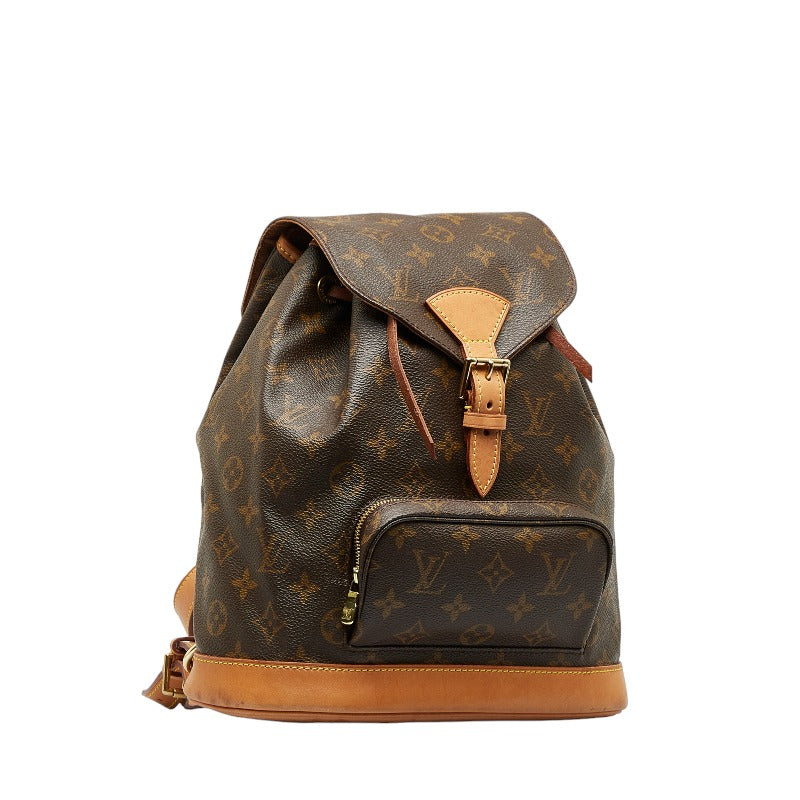 Louis Vuitton Monogram Monsouris MM Backpack Brown
