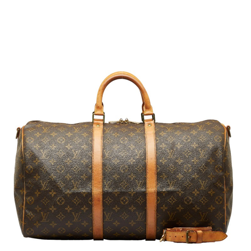 Louis Vuitton Monogram Keepall Bandolière 50 Boston Bag
