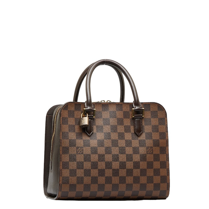 Louis Vuitton Damier Triana Handbag Brown