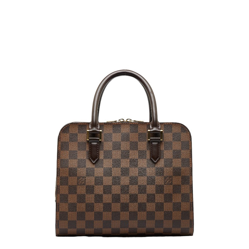 Louis Vuitton Damier Triana Handbag Brown
