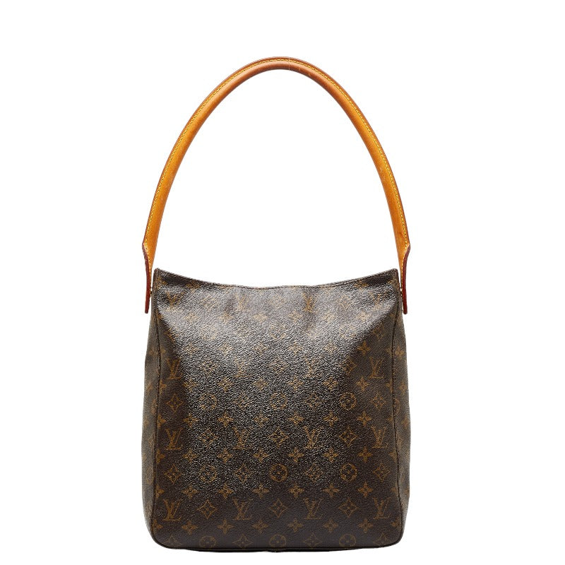 Louis Vuitton Monogram Looping GM Shoulder Bag Handbag Brown