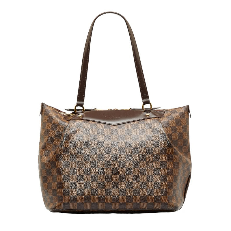 Louis Vuitton Damier Westminster GM Shoulder Bag Brown