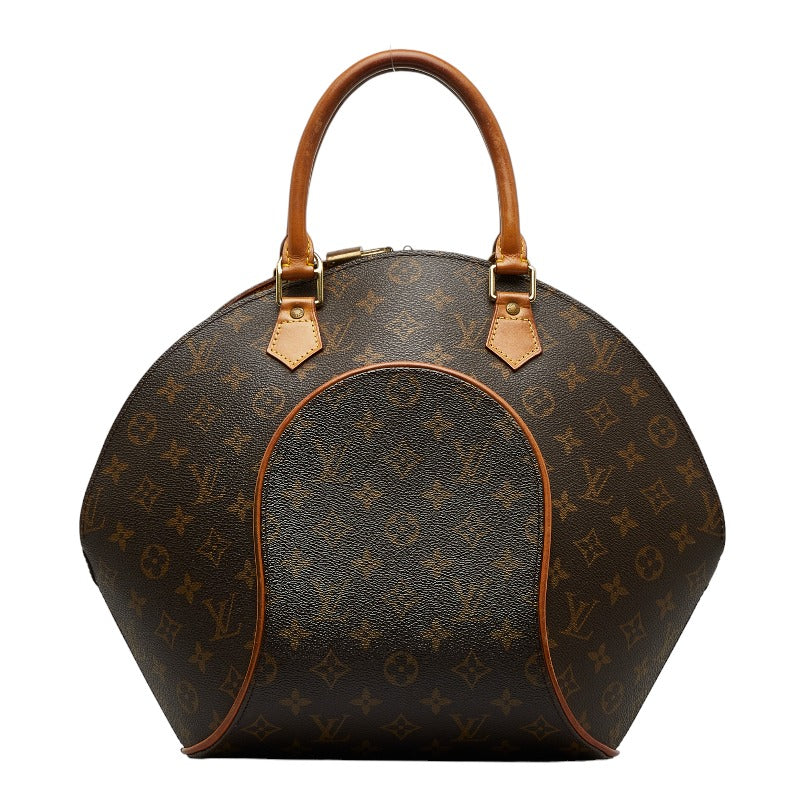 Louis Vuitton Monogram Ellipse MM Shoulder Bag Brown