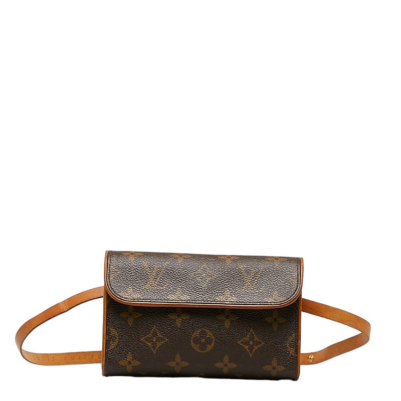 Louis Vuitton Monogram Pochette Florentine XS Belt Bag Brown