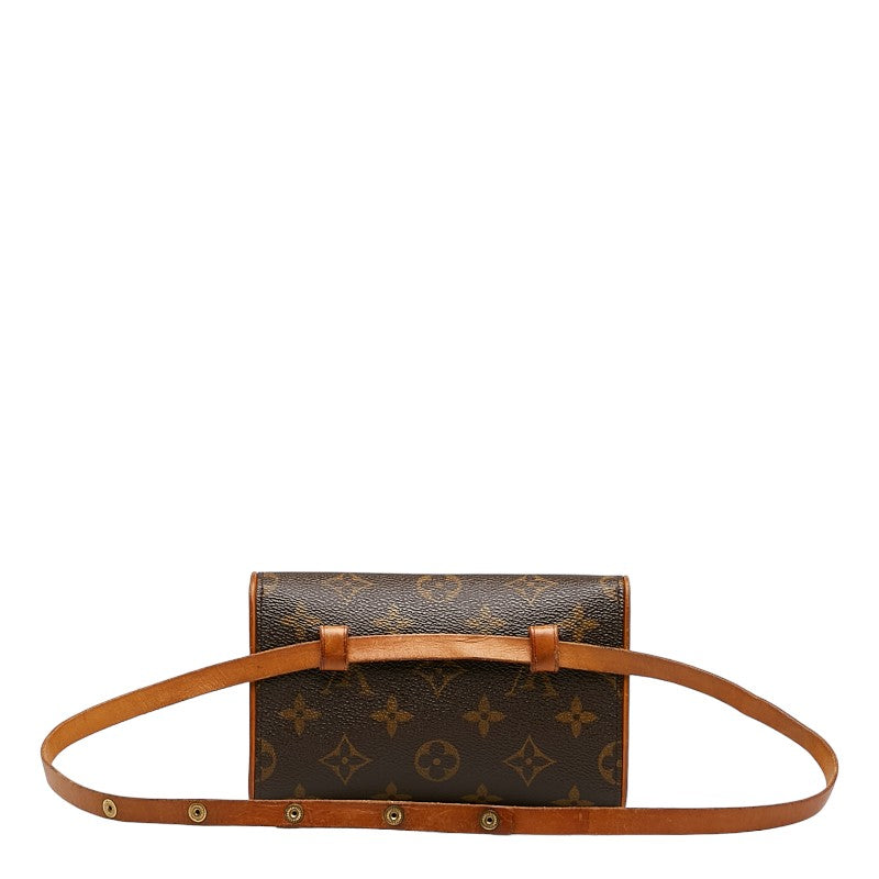 Louis Vuitton Monogram Pochette Florentine XS Belt Bag Brown