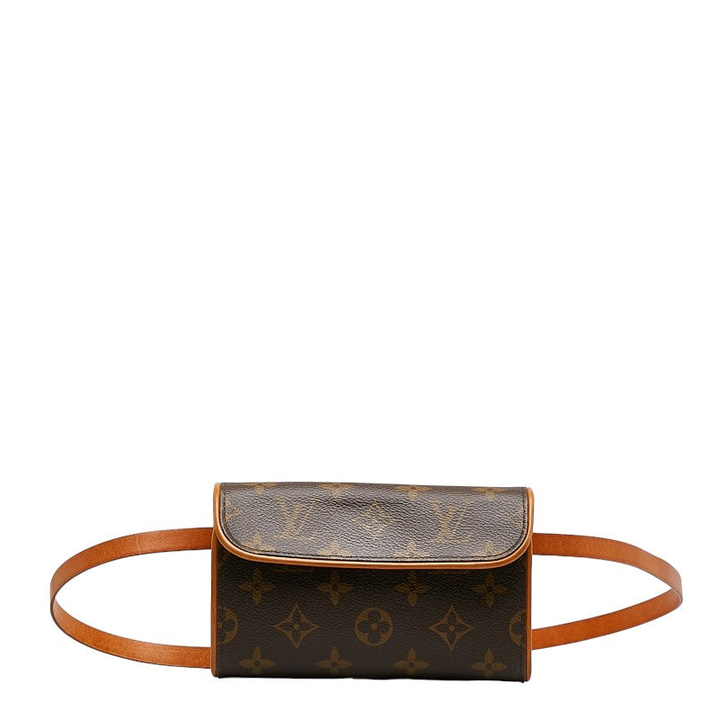Louis Vuitton Monogram Pochette Florentine S Belt Bag Brown