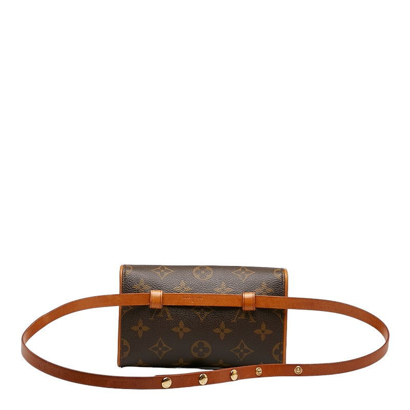Louis Vuitton Monogram Pochette Florentine S Belt Bag Brown