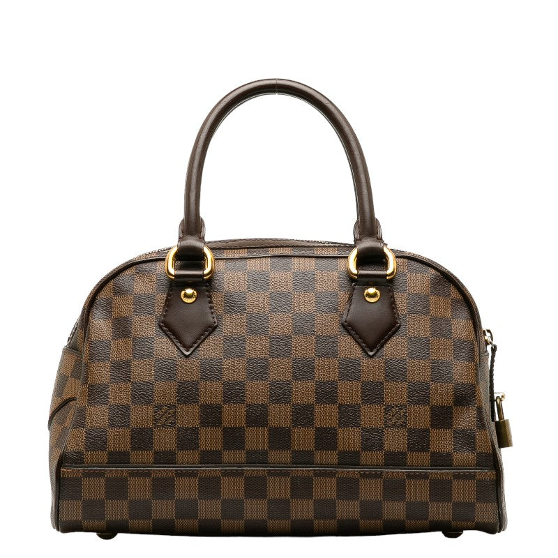 Louis Vuitton Damier Duomo Bag Boston Bag Brown PVC Leather Louis Vuitton