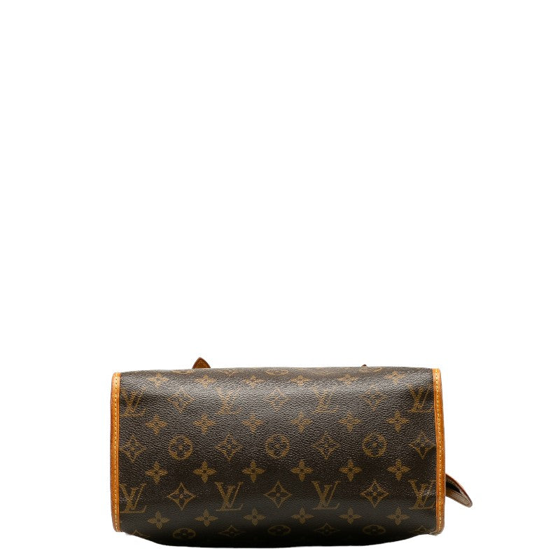 Louis Vuitton Monogram Popincourt O Shoulder Bag Brown PVC Leather Louis Vuitton