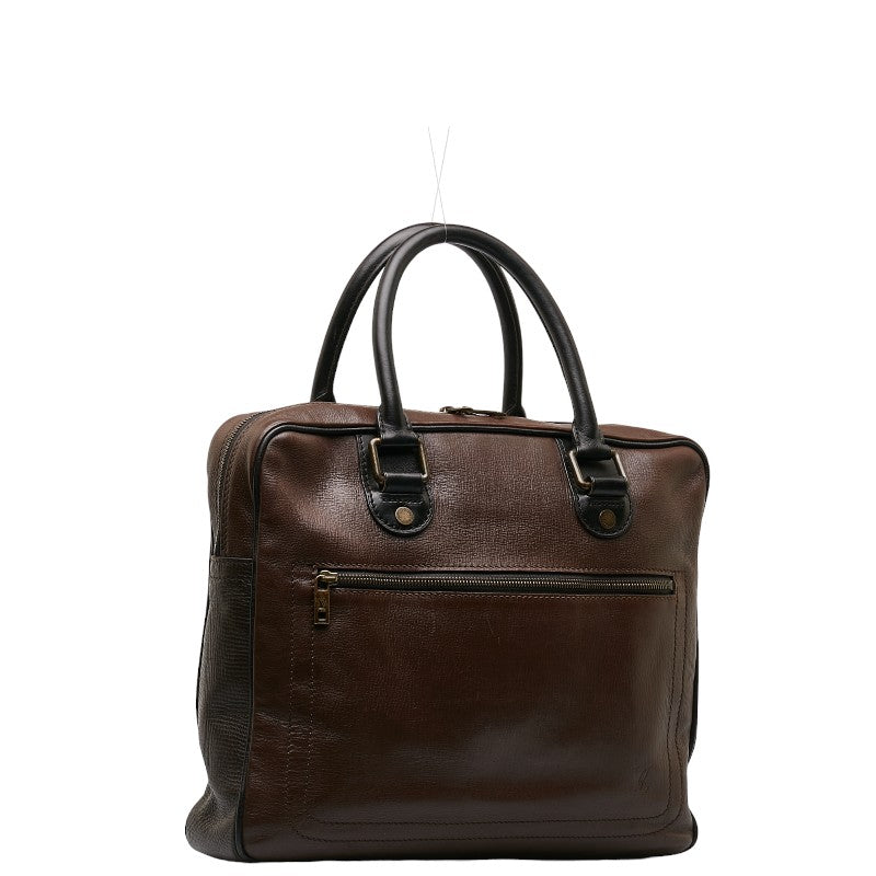 Louis Vuitton Business Bag Cafe Brown Leather Men's
