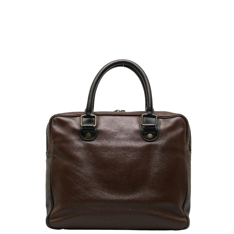 Louis Vuitton Business Bag Cafe Brown Leather Men's