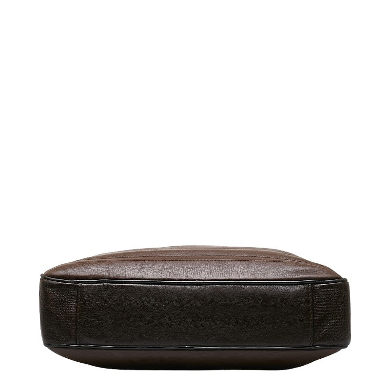 Louis Vuitton Business Bag Cafe Brown Leather Men's
