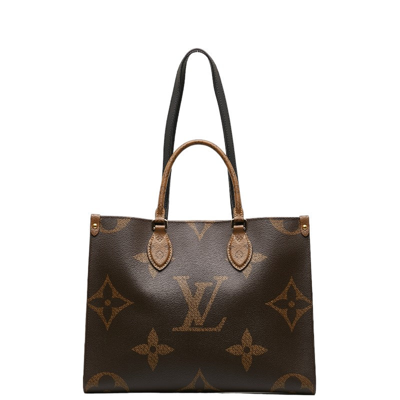 Louis Vuitton Monogram Giant Reverse Handbag PVC Brown
