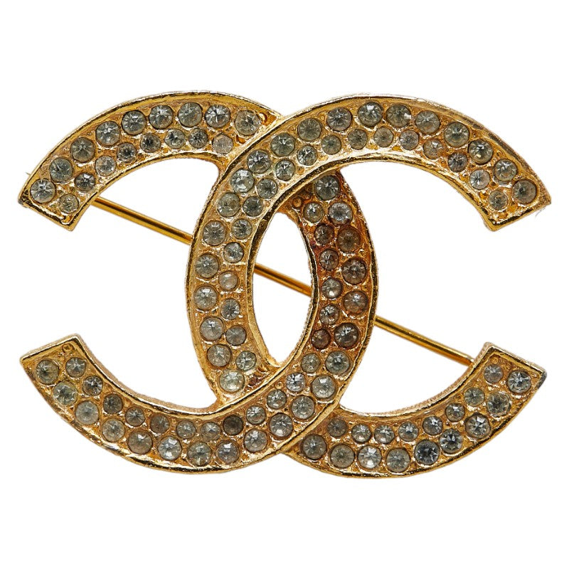 Chanel Coco Mark Rhinestone Brooch Classic Flap Tote