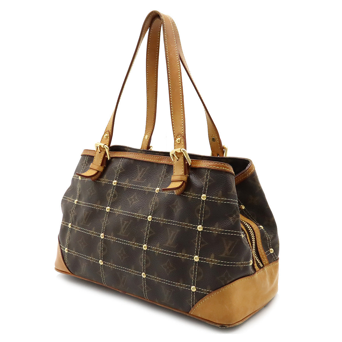 Louis Vuitton Monogram Rivet Shoulder Bag
