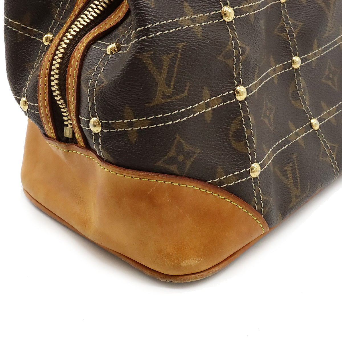 Louis Vuitton Monogram Rivet Shoulder Bag