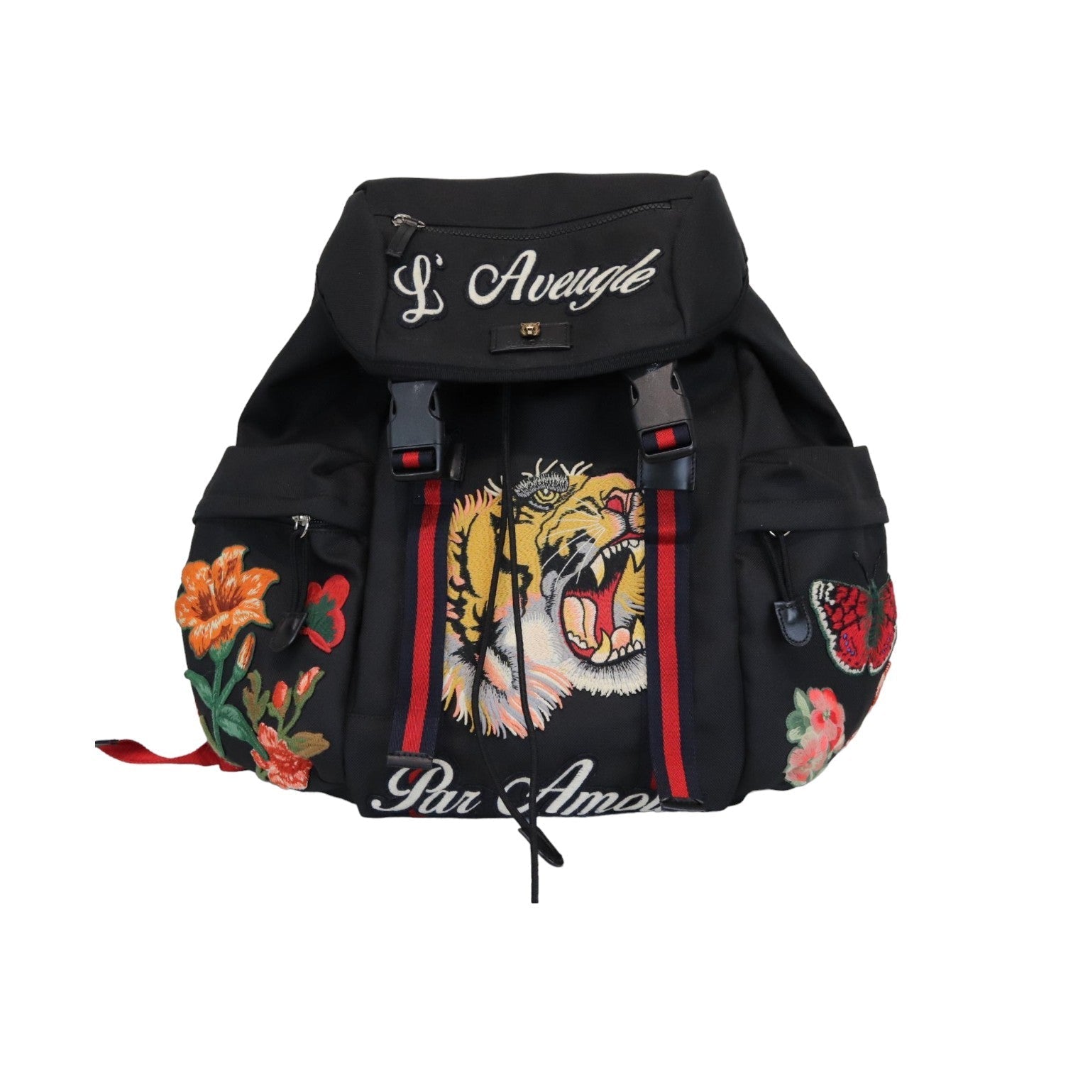Gucci Nylon Canvas Shoulder Bag
