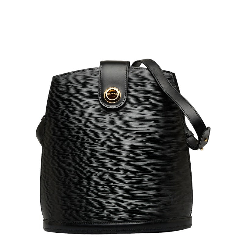 Louis Vuitton Epi Cluny Shoulder Bag Noir Black