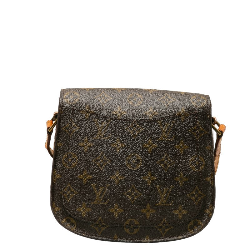 Louis Vuitton Monogram Saint-Cloud MM Shoulder Bag Brown