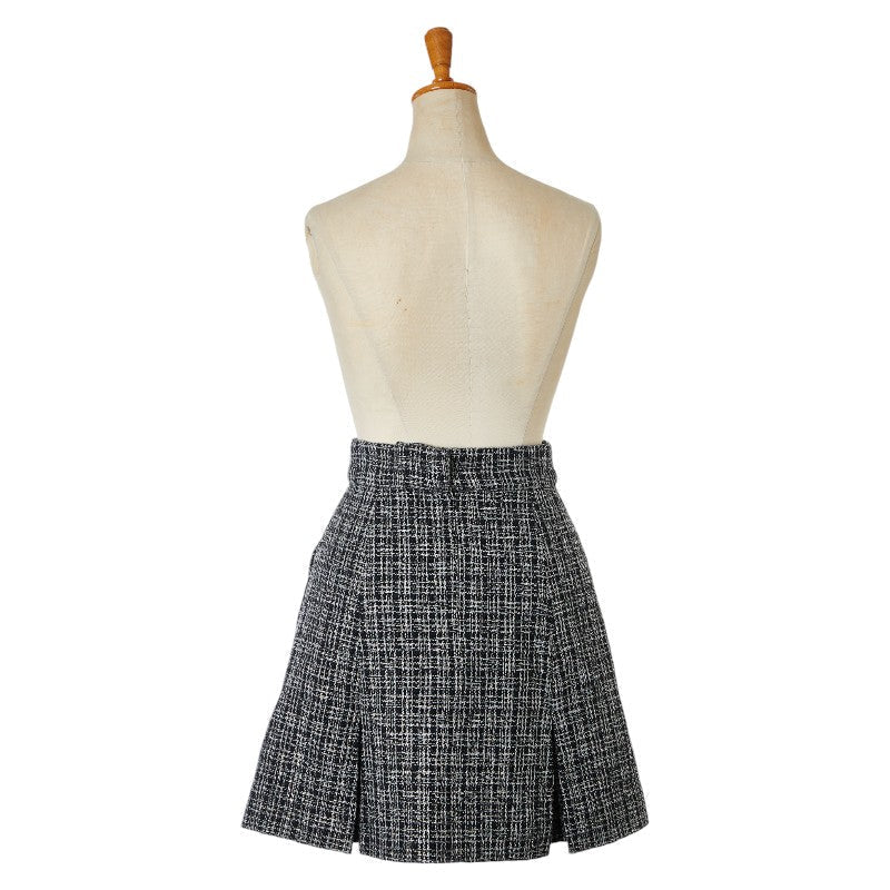 Chanel Tweed Coco Mark Cotton Blend Skirt Classic Flap Tote