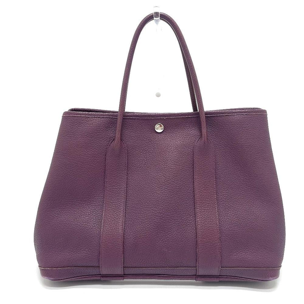 HERMES Tote Bag Negonda Purple type Garden party PM Women