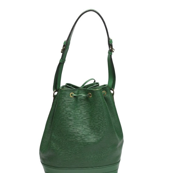 LOUIS VUITTON Shoulder Bag Epi Leather green Drawstring type Shoulder Bag Epi Noe Borneo Green Women
