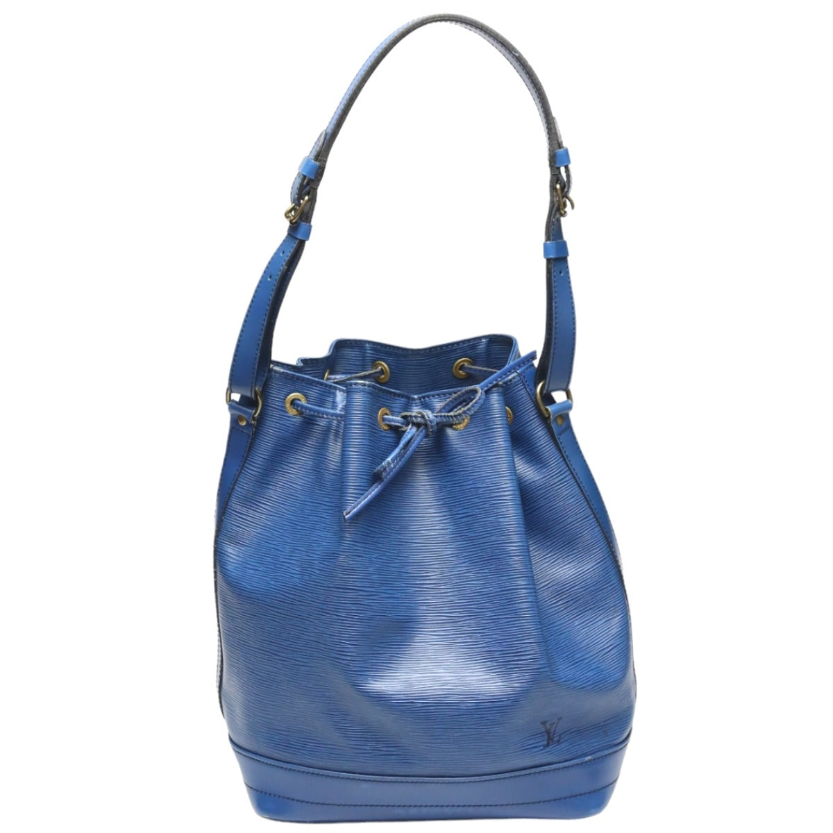 LOUIS VUITTON Shoulder Bag Epi Leather blue Drawstring type Shoulder Bag Epi Noe Women