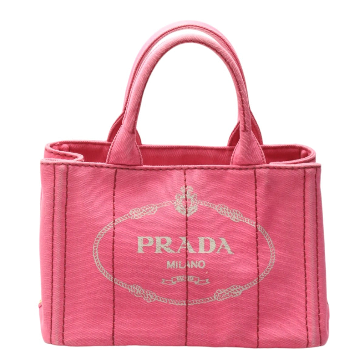 PRADA Tote Bag Cotton canvas pink Tote Bag Cotton canvas Canapa mini Women