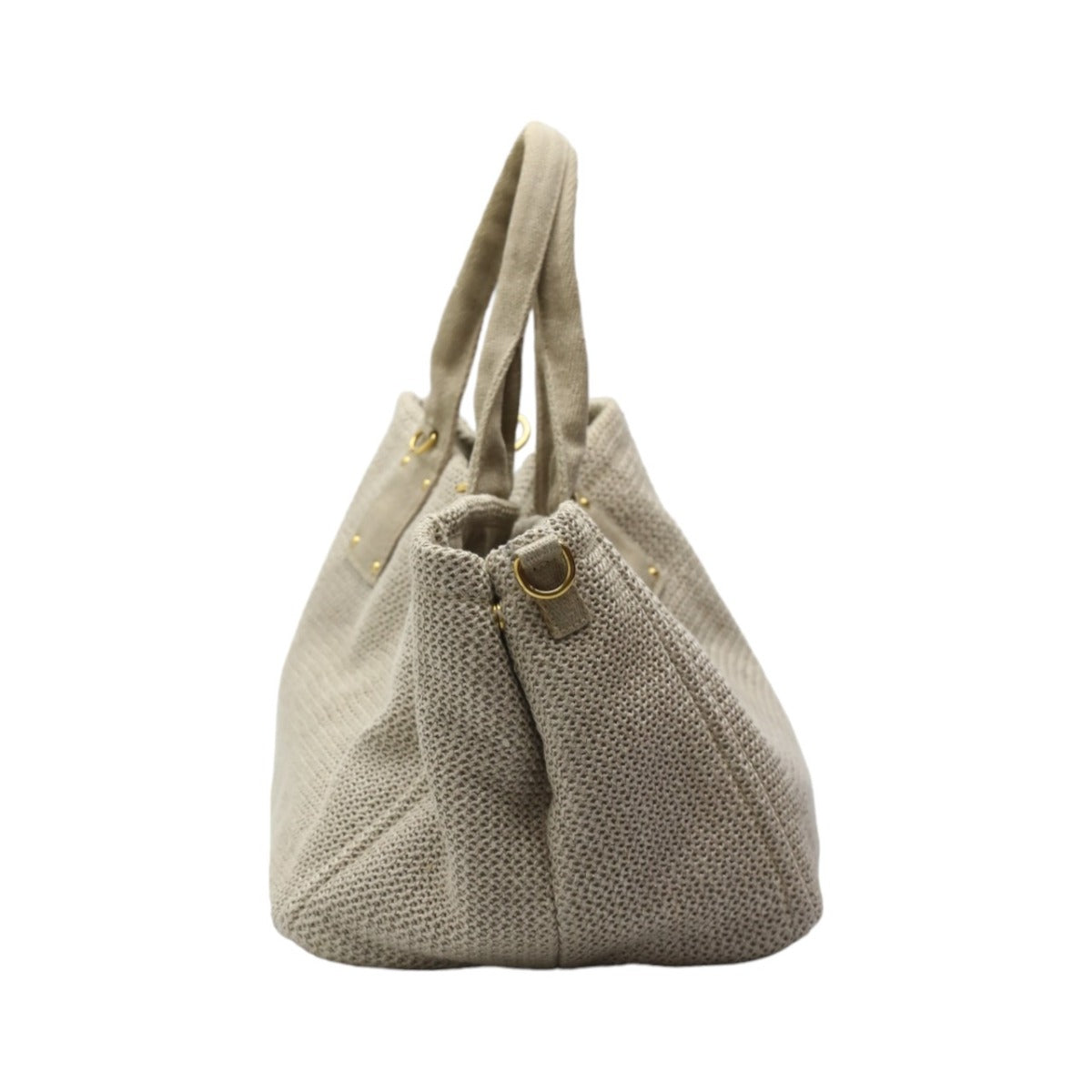 PRADA Tote Bag canvas beige bag canvas Canapa Women
