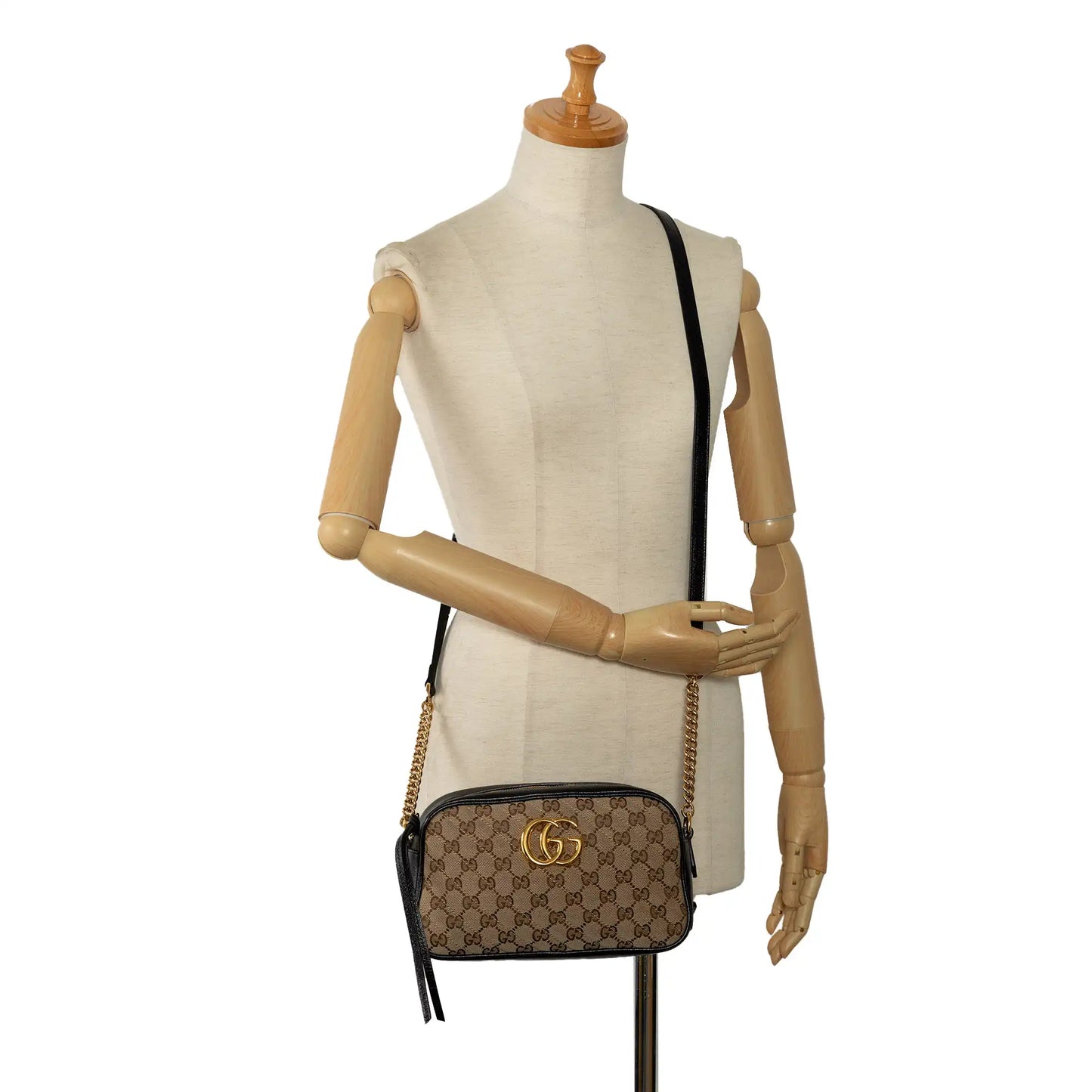 Gucci GG Marmont Leather Canvas Crossbody Style 2