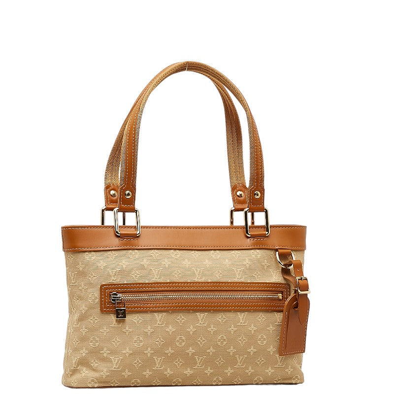 Louis Vuitton Monogram Mini Lucy UPM Shoulder Bag Beige Canvas Leather Louis Vuitton