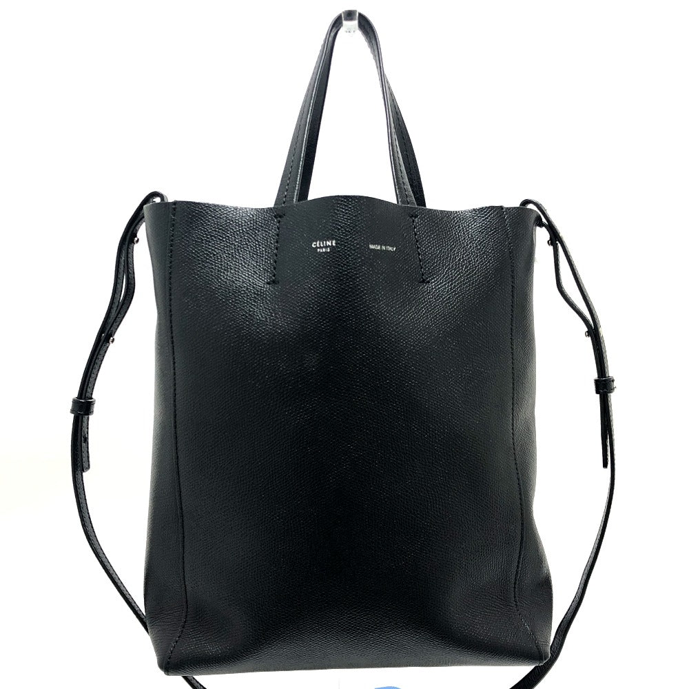 CELINE Tote Bag leather black Hippo Small Women